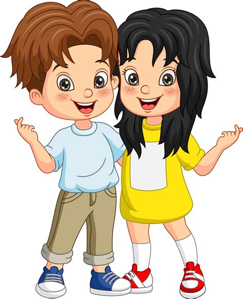 cute boy and girl cartoon images|More.